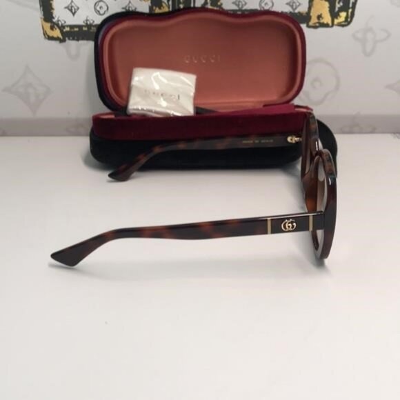 New Authentic Gucci Brown Sunglasses GG0762s 002 - Picture 9 of 11